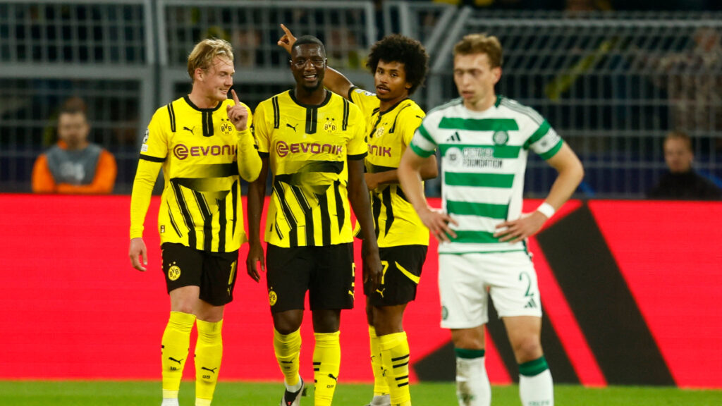 Jugadores del Borussia Dortmund celebra. - Reuters.