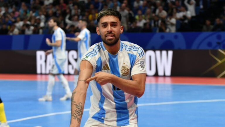 La Selección Argentina, a su tercera final consecutiva de un Mundial de Futsal: triunfo ante Francia y espera Brasil