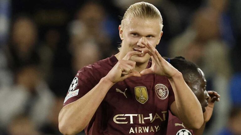 Slovan Bratislava vs Manchester City: Erling Haaland pone el tercero