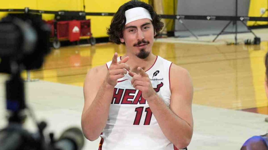 Jaime Jaquez en el Media Day del Miami Heat | AP