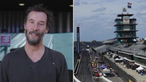 ¡De la pantalla grande al deporte motor! Keanu Reeves, listo para conducir en Indianápolis