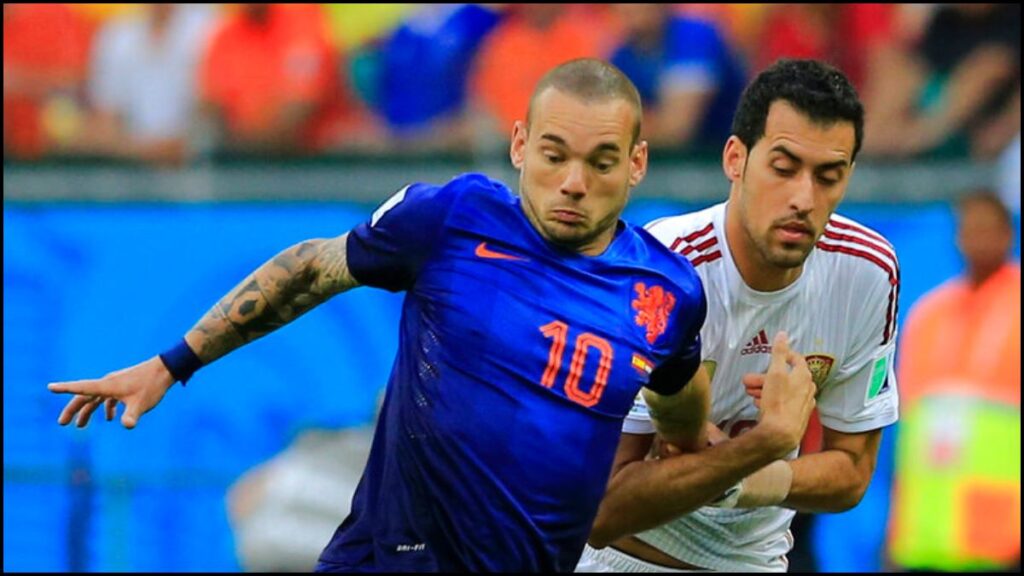 La brutal crítica de Wesley Sneijder a Sergio Busquets | AP