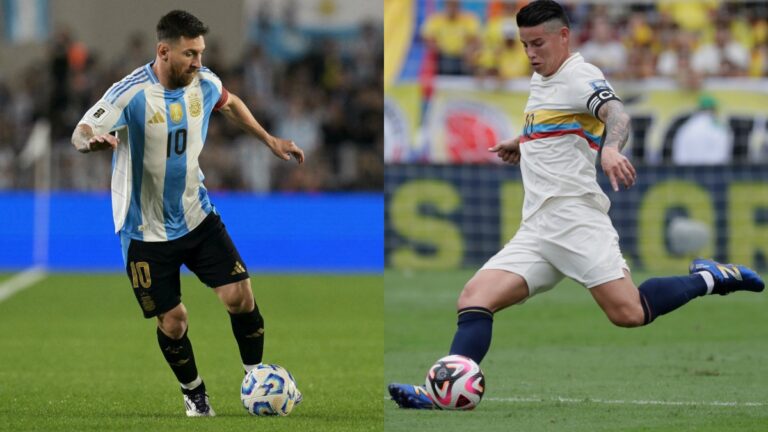 Messi, James, Lerma y Otamendi en el 11 ideal de las fechas 9 y 10 de las Eliminatorias Sudamericanas