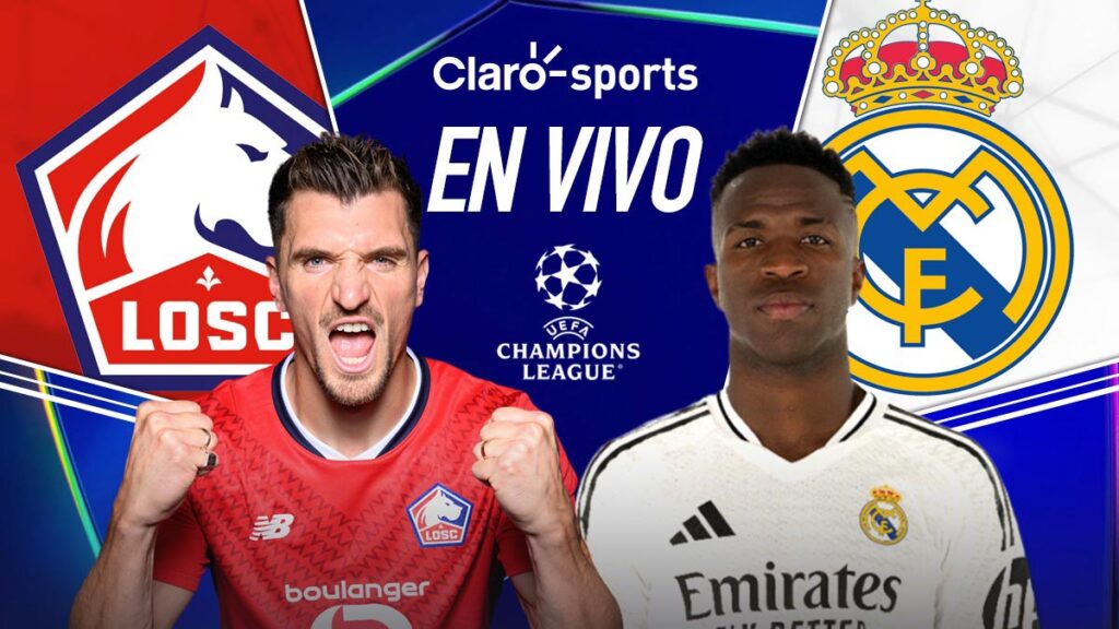 Lille vs Real Madrid, en vivo online jornada 2. Claro Sports