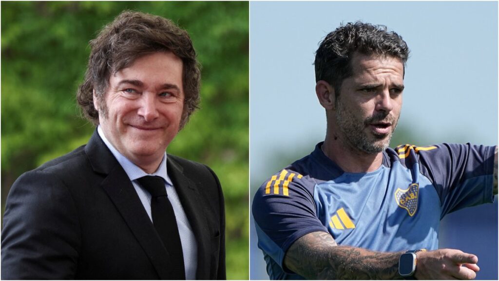 Javier Milei volvió a criticar a Fernando Gago | Reuters / @BocaJrsOficial