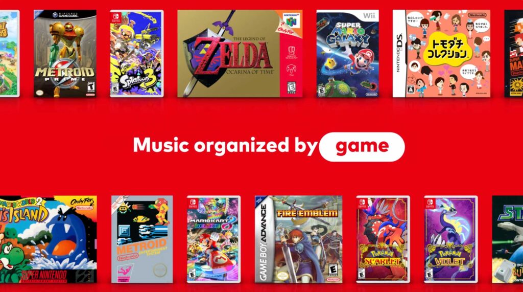 Organizar música por juego | Nintendo