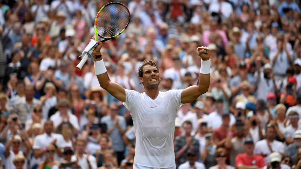 Rafael Nadal, en Wimbledon. - Reuters.