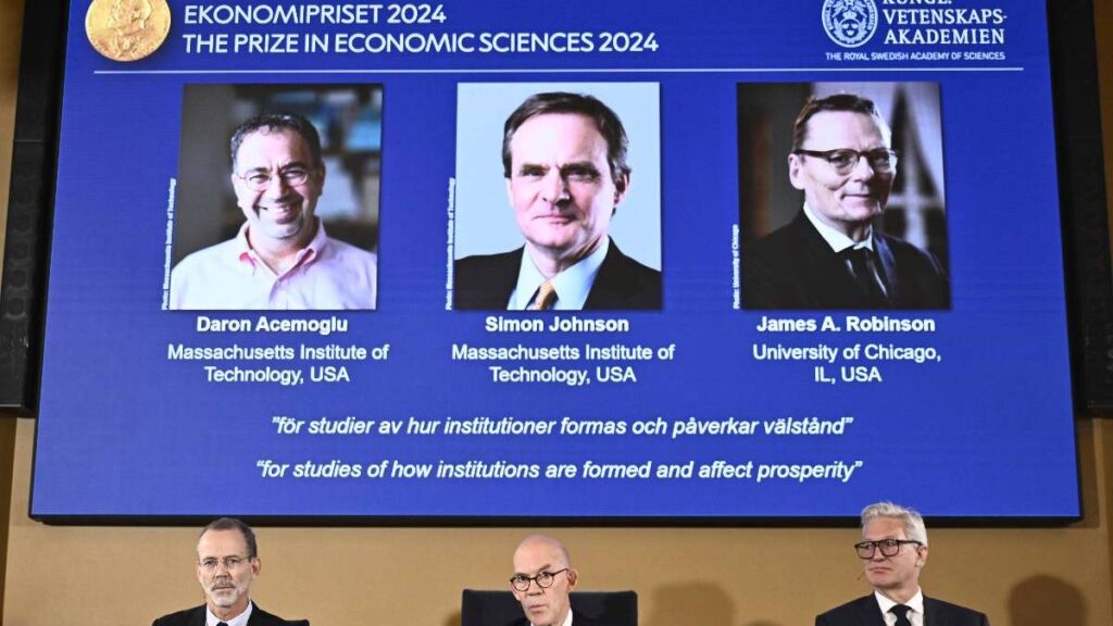 Ellos son los ganadores del Nobel de Economía de este año | AP