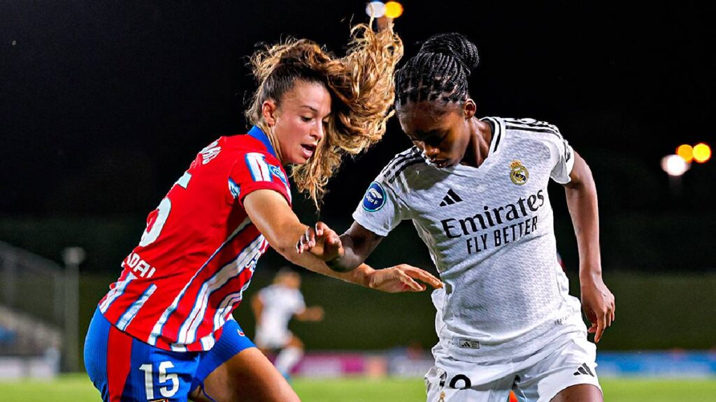 Linda Caicedo en el derbi madrileño / Foto: Real Madrid Femenino