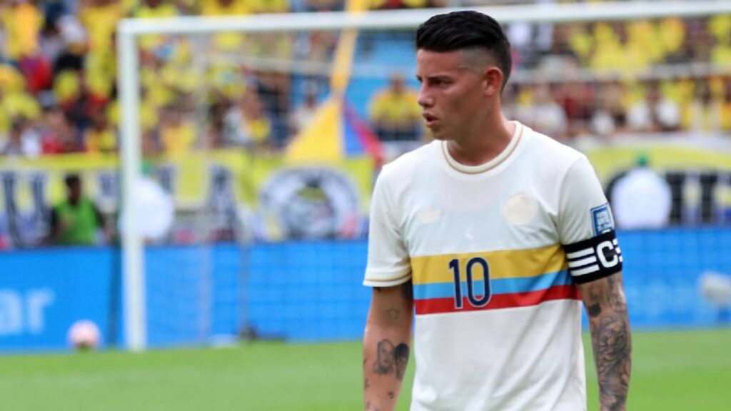 James Rodríguez con la Selección Colombia / Vizzor