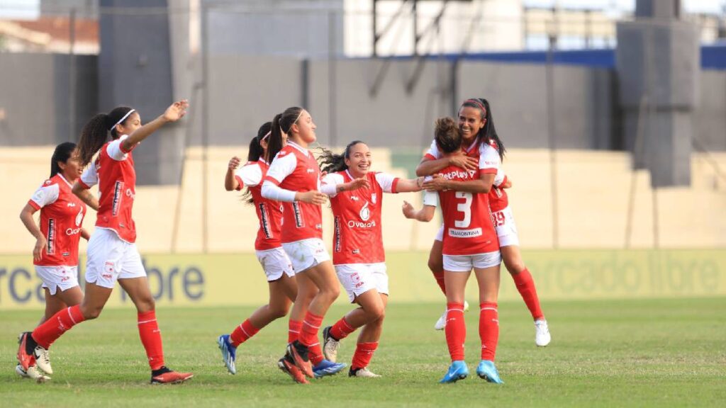 Independiente Santa Fe en la Copa Libertadores Femenina / Foto: @LeonasSantaFe