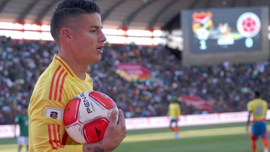 James Rodríguez con la Selección Colombia / Vizzor