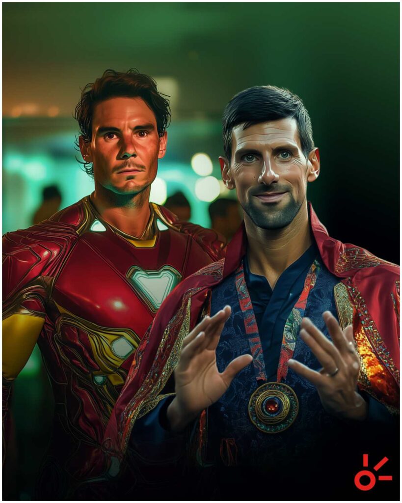 Rafael Nadal y Novak Djokovic | Claro Sports