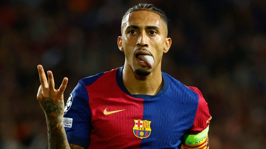 Raphinha fue la figura del Barcelona vs Bayern Munich