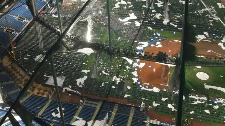 Ni Oakland, ni Montreal, ni México ni nada: MLB quiere que los Rays sigan en la Florida en lo que reparan el Tropicana Field dañado por el huracán Milton