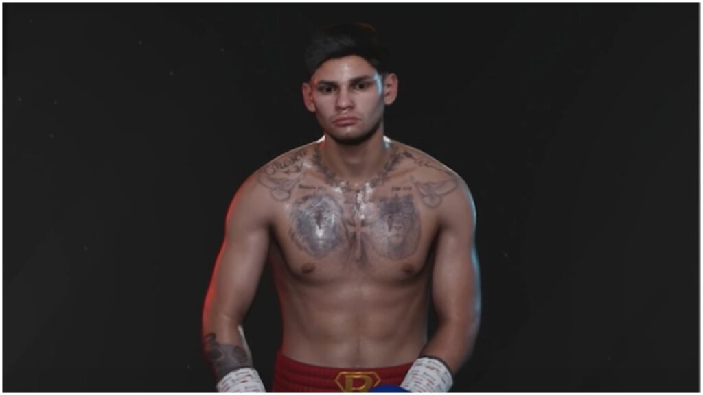 Ryan Garcia en el videojuego Undisputed | Captura de Pantalla