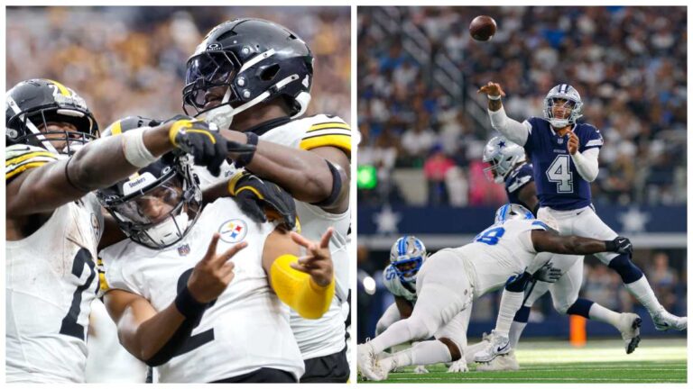 Las conclusiones de la Semana 6 de la NFL: los Cowboys fueron demolidos por los Lions, Justin Fields mantiene su trabajo en Steelers, Drake Maye no tiene el mejor debut…