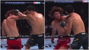 Tienes que ver cómo Shara Magomedov hace el primer KO con doble golpe giratorio en la historia de UFC