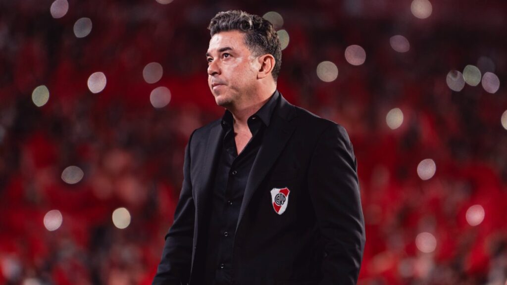 Marcelo Gallardo, DT de River. (River)