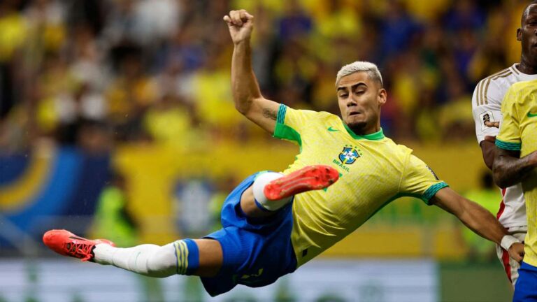 ¡Festín de goles! Brasil le pasa por encima a Perú en la Arena BRB Mané Garrincha