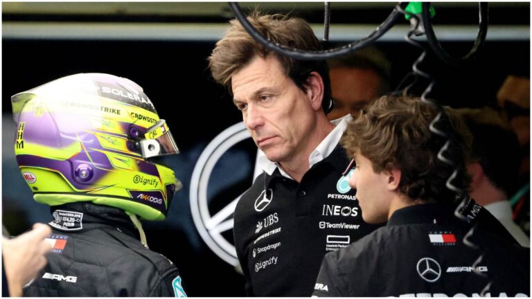 Toto Wolff defiende a Checo Pérez y culpa a las decisiones de Red Bull Racing por su mal momento