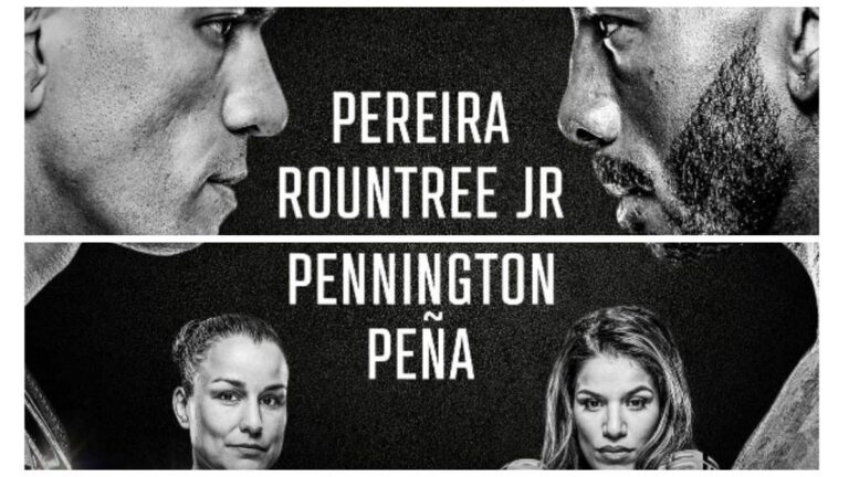 UFC 307: Pronósticos, cuotas y momios para la pelea Pereira vs Rountree Jr., y Raquel Pennington vs Julianna Peña?