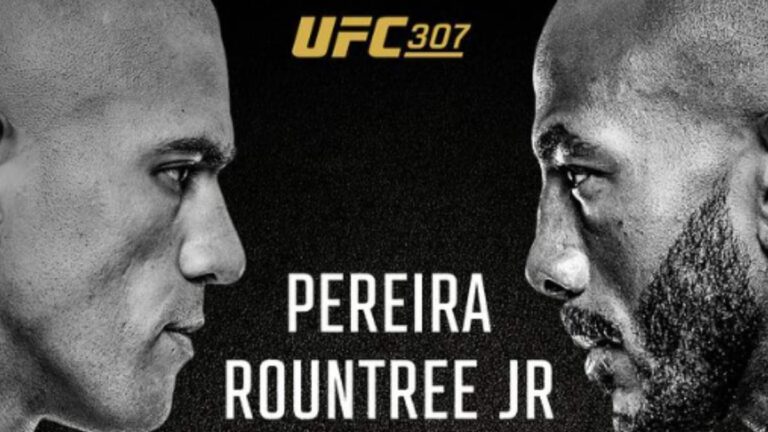 UFC 307: ¿Cuándo y a qué hora es la pelea Pereira vs Rountree Jr? Cartelera y títulos en juego