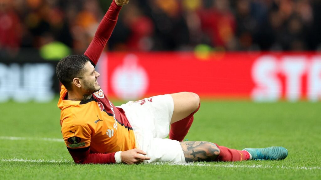 Mauro Icardi se lesionó en el Galatasaray vs Tottenham de Europa League | Reuters