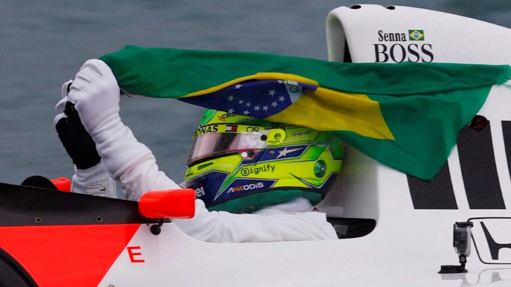 ¡A flor de piel! Lewis Hamilton rinde emotivo homenaje a Ayrton Senna en el GP de Brasil