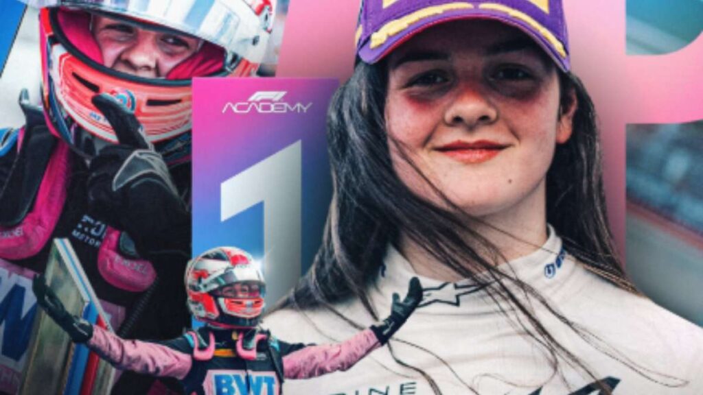 La piloto británica de la escudería francesa Alpine, Abbi Pulling, se consagró como campeona de la F1 Academy