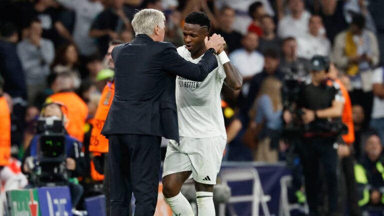 Carlo Ancelotti: “Vinicius está triste por lo que pasa en Valencia, no por el Balón de Oro “