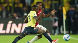 Las posibles alineaciones para el partido entre Colombia y Ecuador