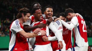 Un imponente Arsenal acaba con el invicto del Sporting y se reencuentra con la victoria