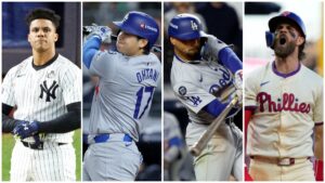 Ohtani, Bryce Harper, Juan Soto y Aaron Judge entre los ganadores al Bate de Plata de la MLB 2024