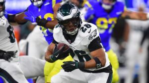 Saquon Barkley y los Eagles aplastan a los Rams para cimentarse como candidatos en la NFC