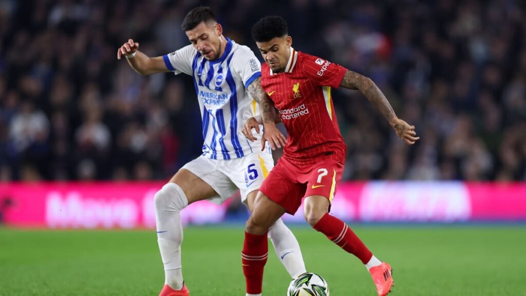 Luis Díaz ante Brighton | Getty Images