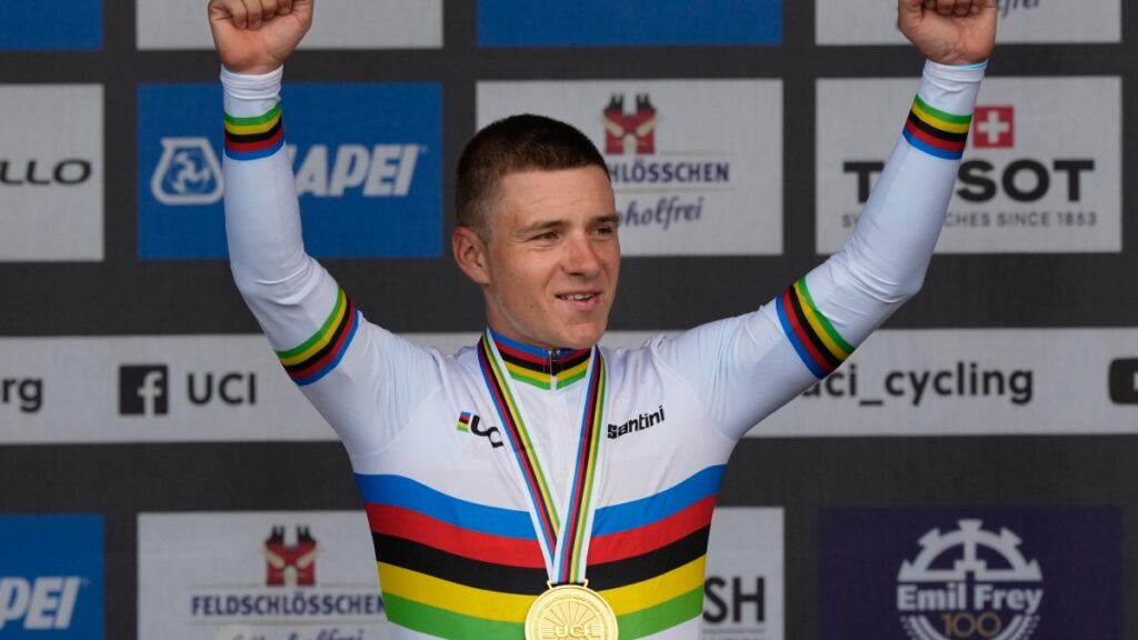 Remco Evenepoel en el Mundial de Ciclismo | AP.