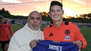 Chicho Serna “aprieta” a James Rodríguez para que juegue en Boca Juniors