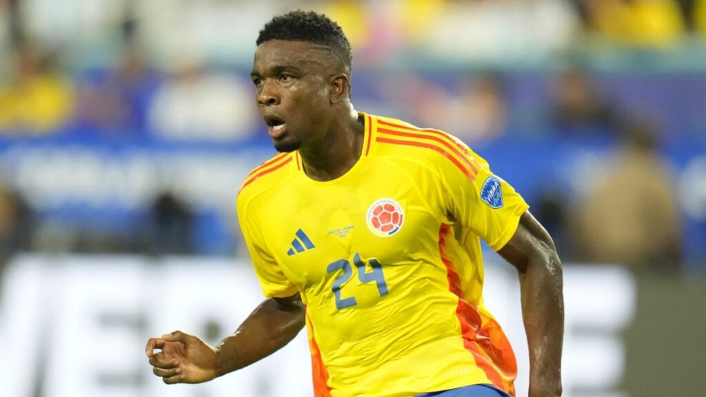 Jhon Córdoba, jugador de Colombia | AP.