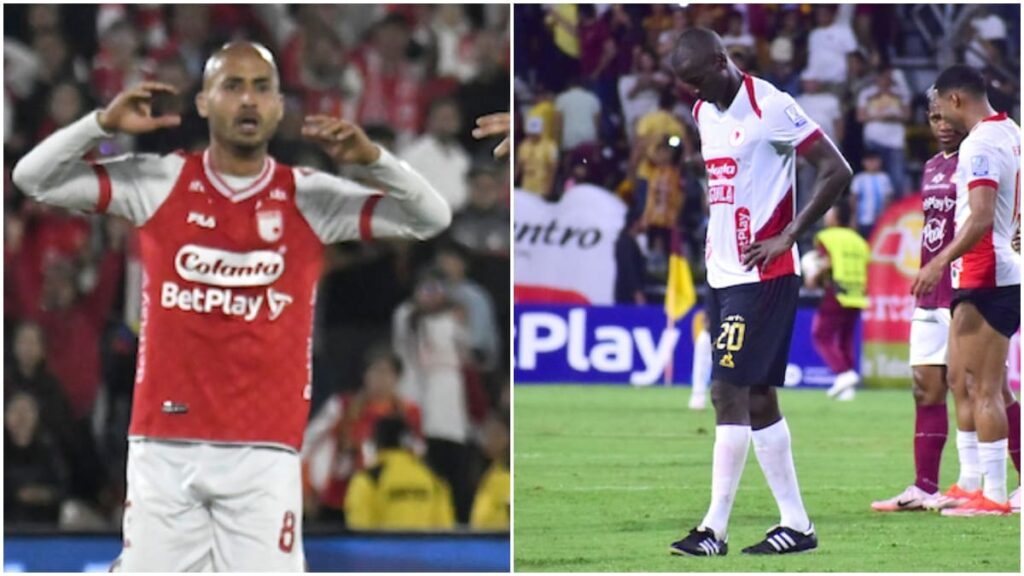 Independiente Santa Fe y América de Cali en La Liga BetPlay | VizzorImage.