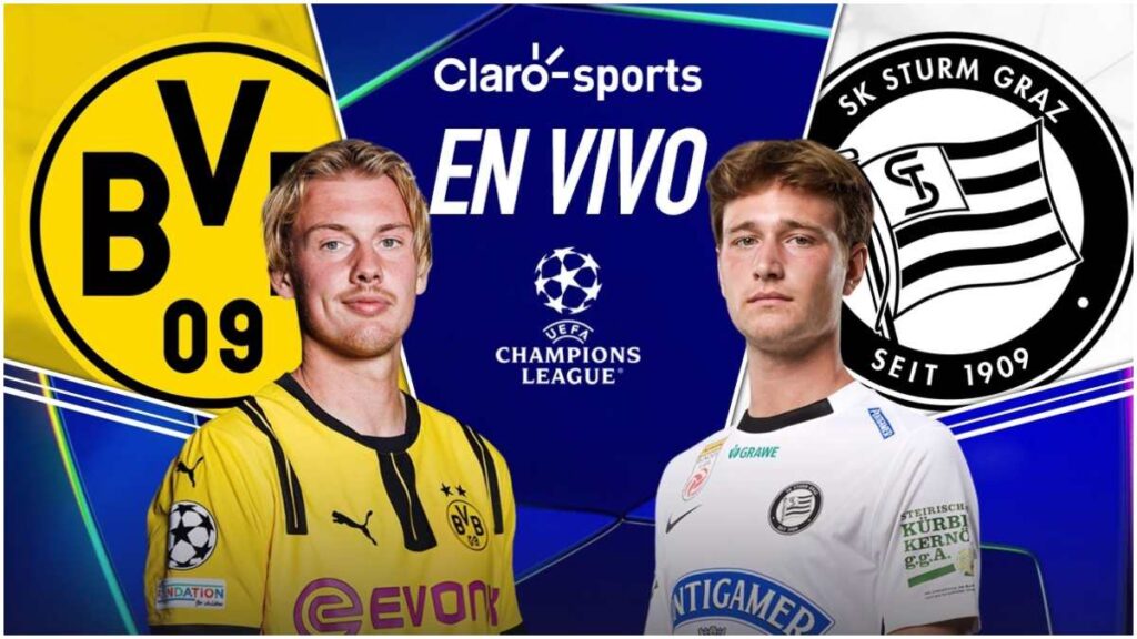 Borussia Dortmund vs Sturm Graz, en vivo online la Champions League | Claro Sports