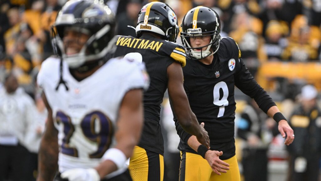 Chris Boswell y la defensa lideran la victoria de Steelers ante Ravens para asaltar la cima de la AFC Norte