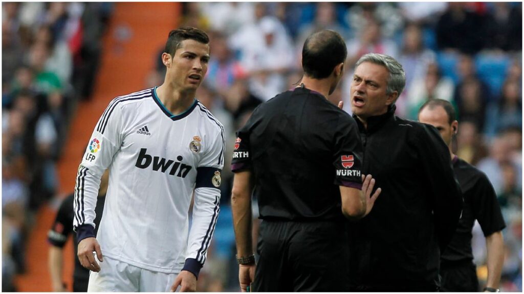 Cristiano Ronaldo y José Mourinho, en el Real Madrid | AP