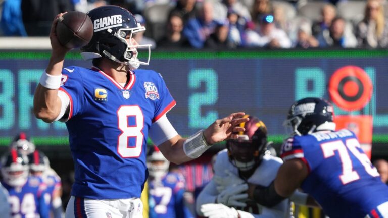 ¡672 días después! Daniel Jones vuelve a lanzar un touchdown en MetLife Stadium tras casi dos años