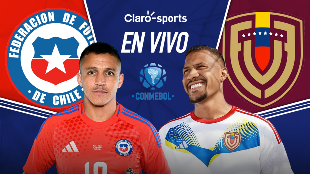 Chile vs Venezuela, en vivo la eliminatoria de la Conmebol. Claro Sports