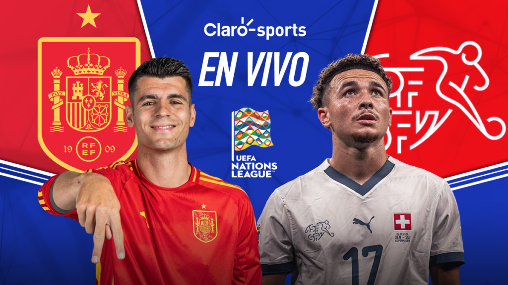 España vs Suiza, en vivo la UEFA Nations League. Claro Sports