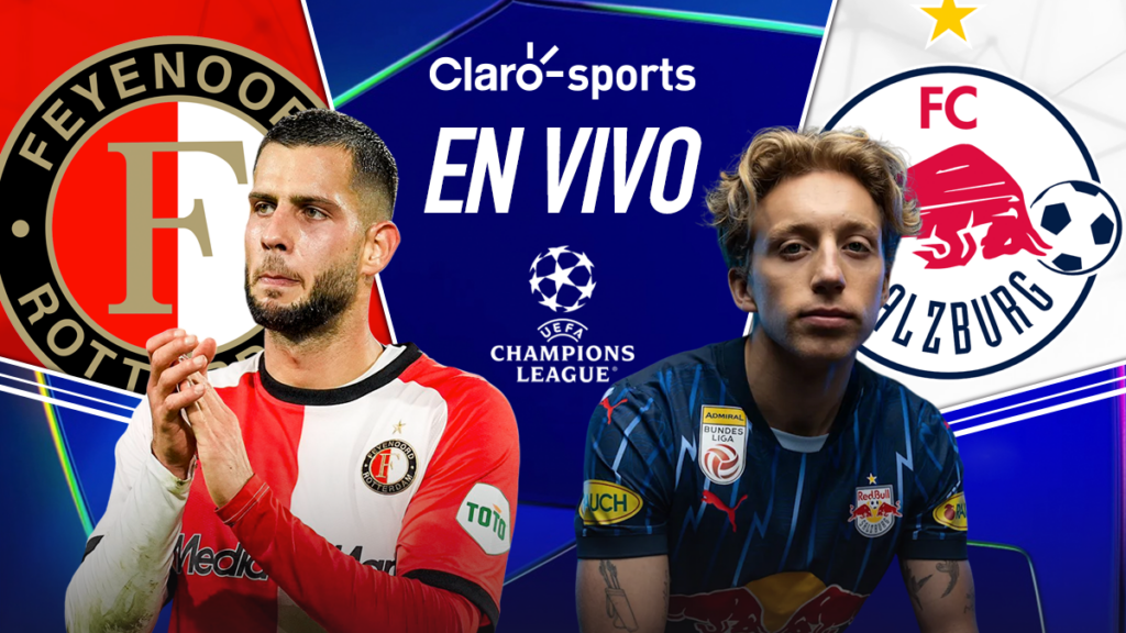 Feyenoord vs RB Salzburg, en vivo online la Champions League. Claro Sports