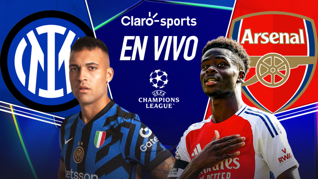 Inter Milan vs Arsenal, Champions League. Claro Sports