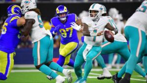 Miami Dolphins sorprende a Los Angeles Rams y los derrota en el MNF