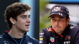 Checo Pérez y Franco Colapinto se quejan del olor a marihuana en Las Vegas: “Si nos hacen doping, todos damos positivo”